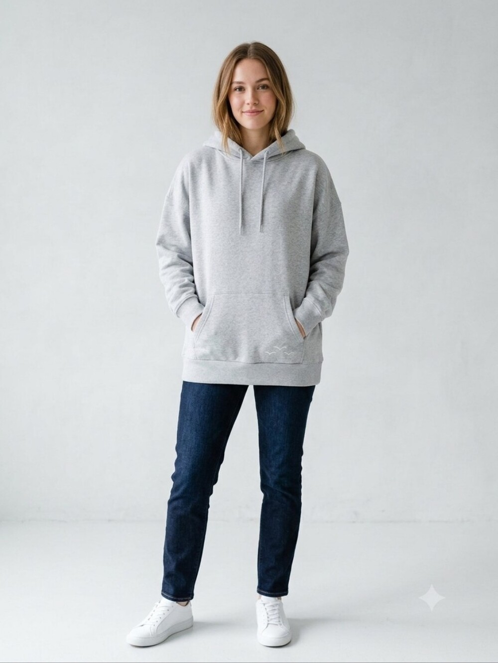 Lazypants Light Gray Pullover Hoodie